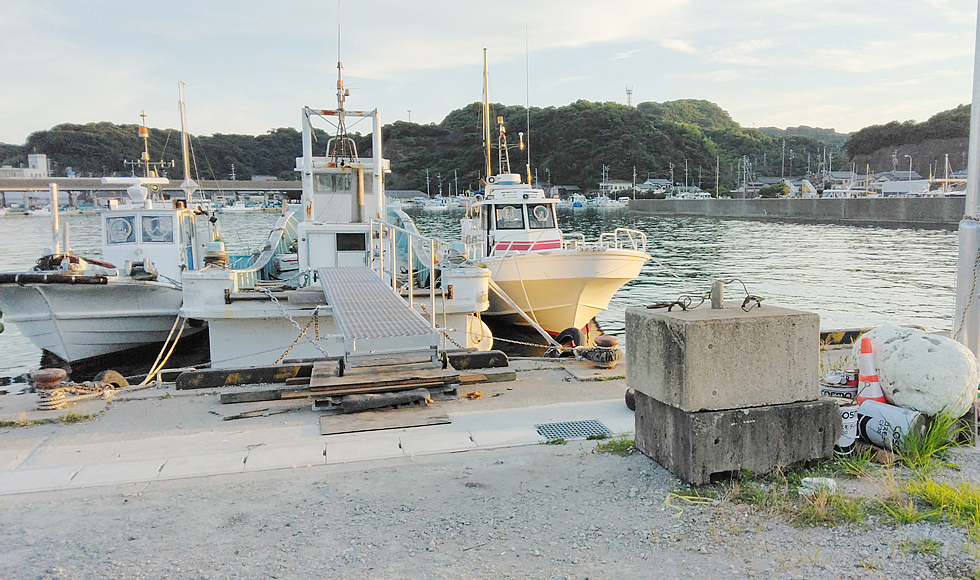 釣船綿丸の乗船場